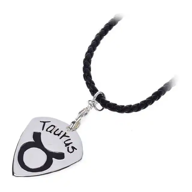 Plektren Kette mit Stier Anhänger