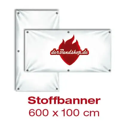 Stoffbanner 600 x 100 cm