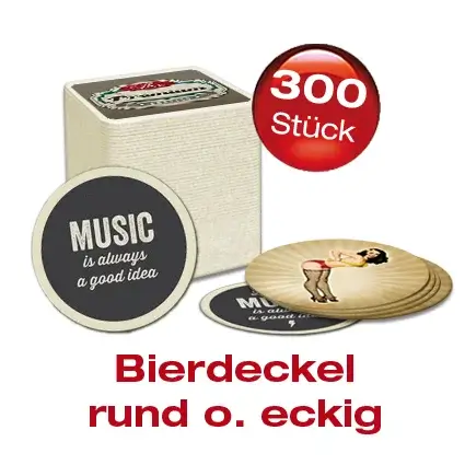 Bierdeckel 300 Stück