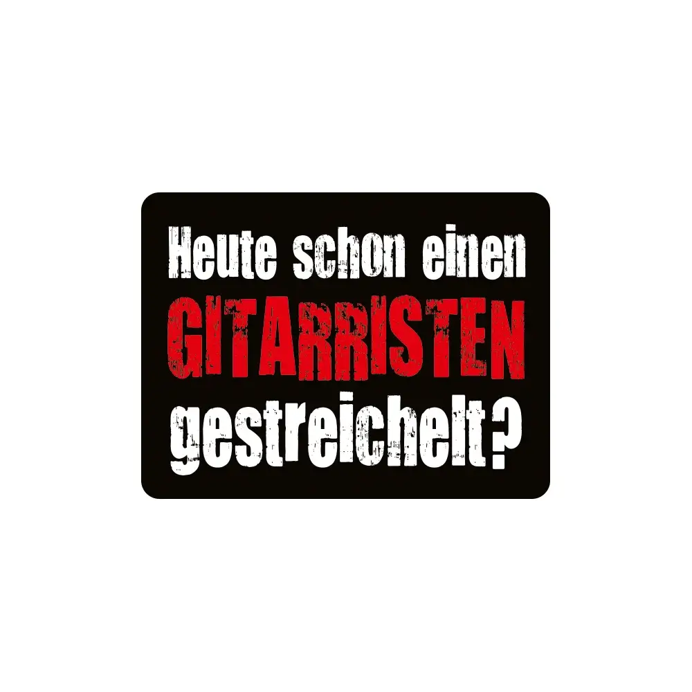 Heute schon einen Gitarristen gestreichelt?