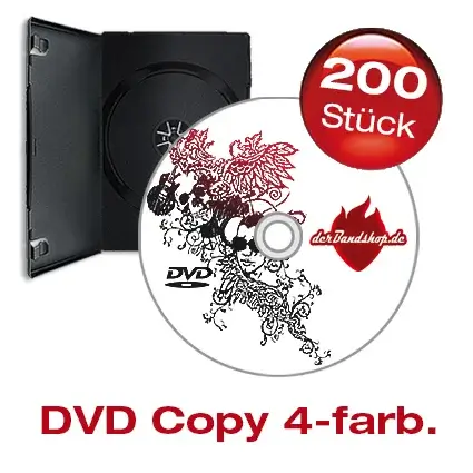 200 DVD´s mit 4 farbigem Labeldruck