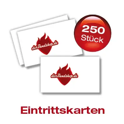 Eintrittskarten - 250 Stück