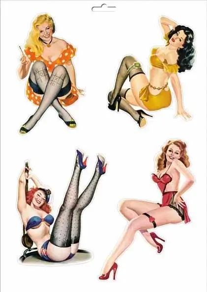 Sexy Pinup-Aufkleber 3