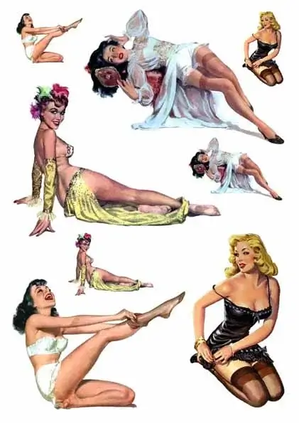 Waterslide Decal - Pin-Up Themes 3