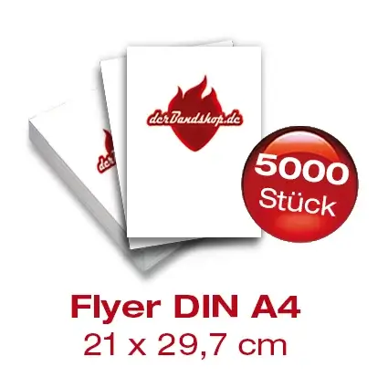 Flyer DIN A4 5.000 Stück