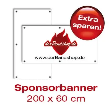 Sponsorbanner 200 x 60 cm