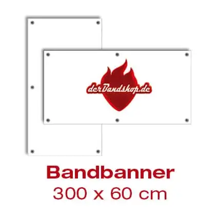 Bandbanner 300 x 60 cm
