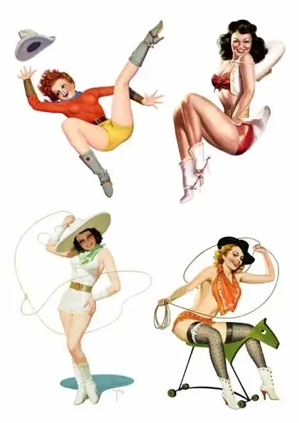 Waterslide Decal - Pin-Up Themes 6