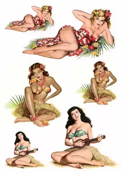 Waterslide Decal - Pin-Up Themes 2