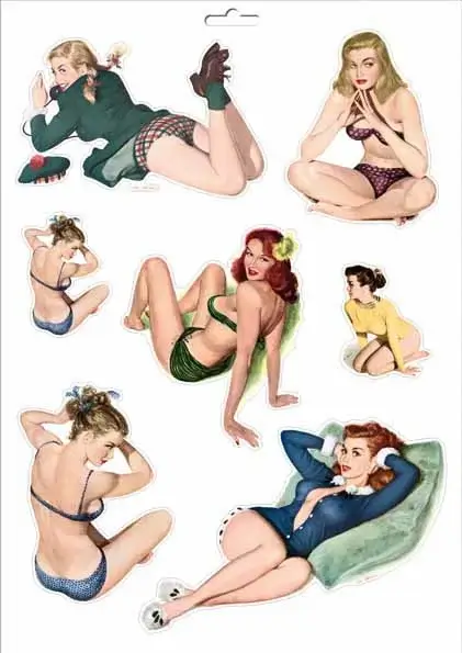 Darling Pinup-Aufkleber 4