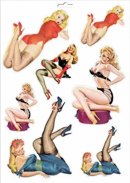 Sexy Pinup-Aufkleber 5
