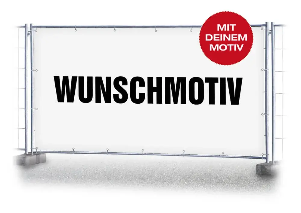 Bauzaunbanner Wunschmotiv