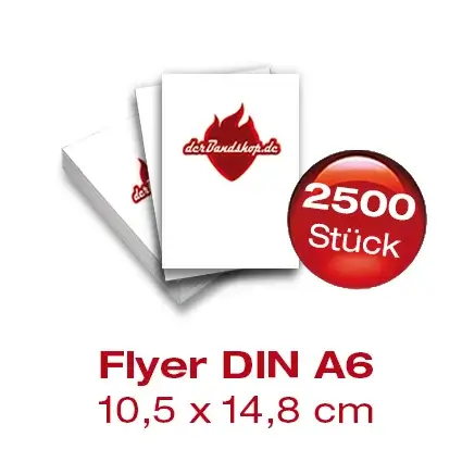 Flyer DIN A6 2.500 Stück