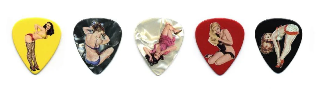 Pinup Plektren Motivserie 1