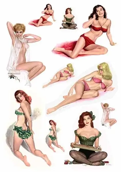 Waterslide Decal - Pin-Up Darling 6