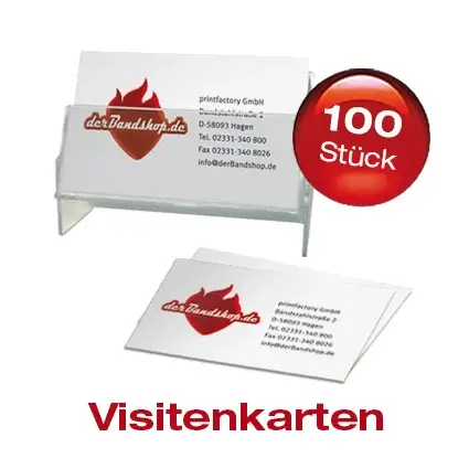 100 Visitenkarten