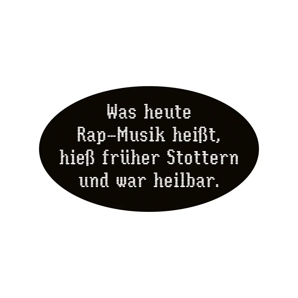 Was heute Rap-Musik heißt ...