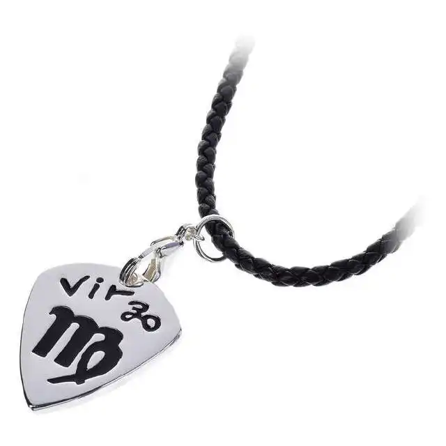 Plektren Kette mit Jungfrau Anhänger